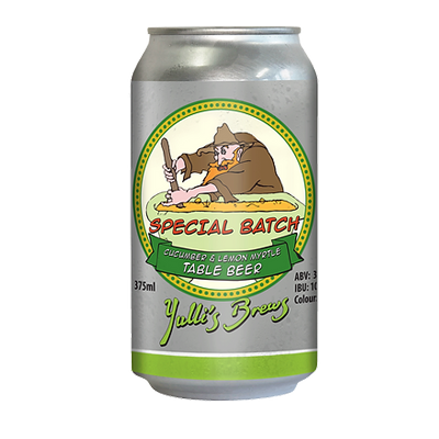 Yulli's Cucumber & Lemon Myrtle Table Beer 375ml Can